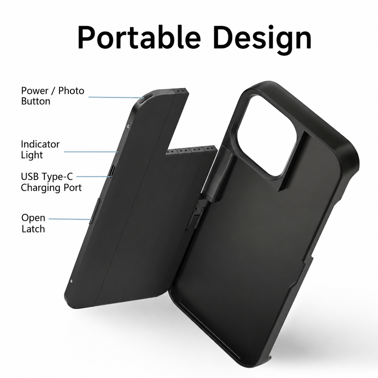 SnapLuxe™ Selfie Stick Case For iPhone