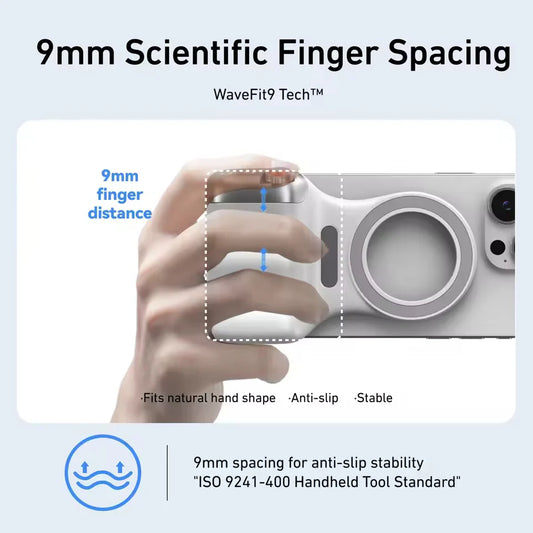 Magnetic Phone Camera Grip with Wireless Remote – Stable, Easy Shooting